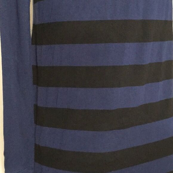 Hi-lo striped jersey top. NWOT - Picture 6 of 7